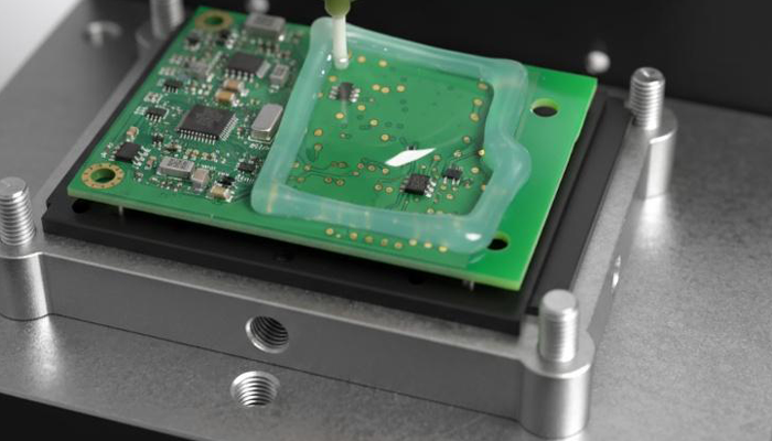 【電路板圍壩灌封膠】研泰為（wéi）電路板提供整體密封的全方位保護